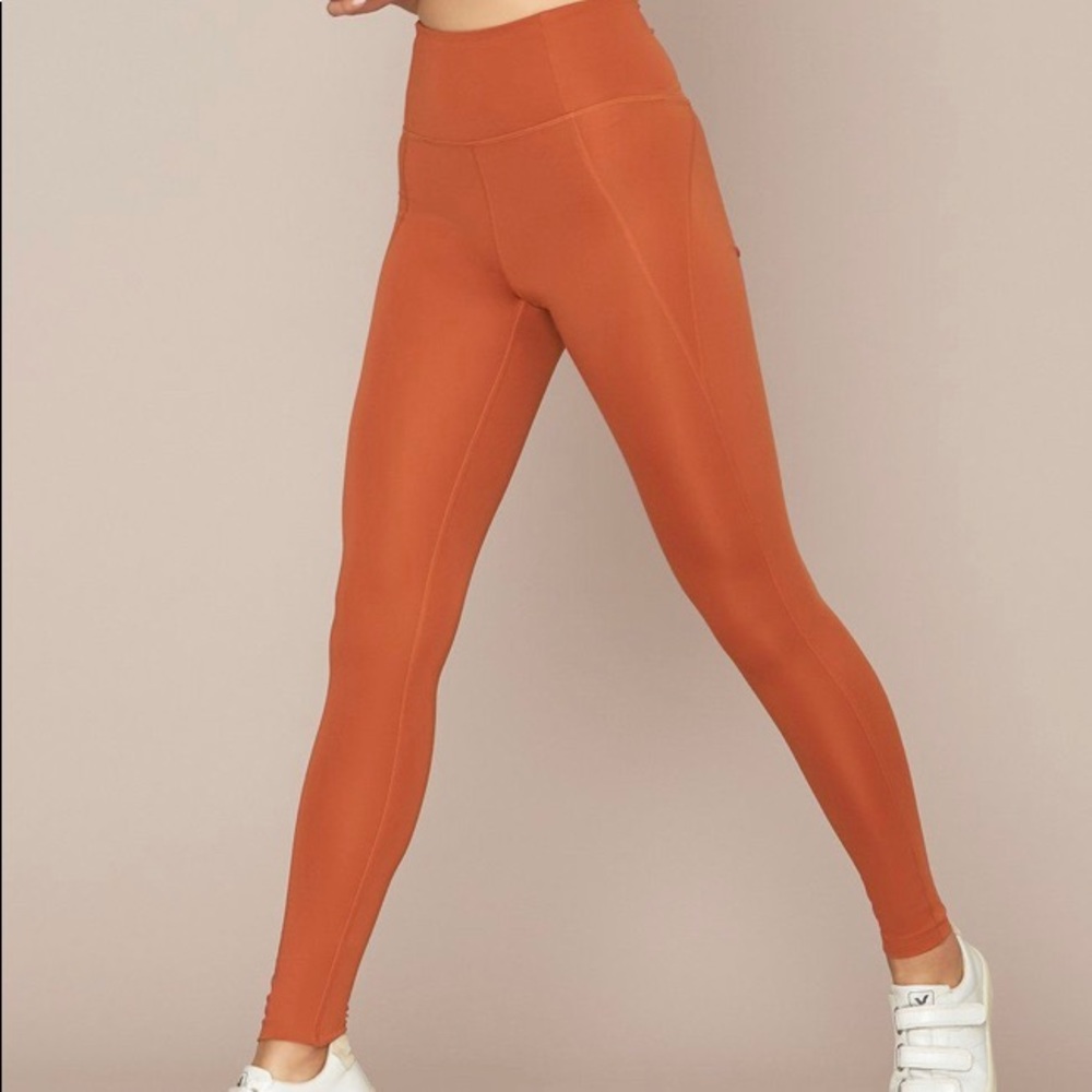 Toasted Apricot Girlfriend Collective leggings